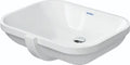 Duravit D-Code lavabo encastré 560 x 430 mm - blanc - sans trou de robinet - avec trop-plein