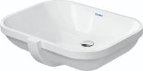 Duravit D-Code lavabo encastré 560 x 430 mm - blanc - sans trou de robinet - avec trop-plein