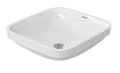 Duravit DuraStyle lavabo sous plan 400 x 400 mm - blanc - sans trou de robinet - avec trop-plein - fixation inclus