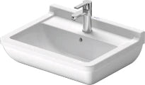 Duravit Starck 3 lavabo 550 x 430 mm - blanc - avec trou de robinet - avec trop-plein