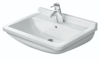 Duravit Starck 3 lavabo 600 x 450 mm - blanc - avec trou de robinet - avec trop-plein