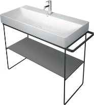 Duravit DuraSquare plateau verre sur console metall.p. lav. 235310, gris flanel