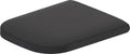 Duravit Happy D.2 abattant - anthracite mat - softclose - charnière inox