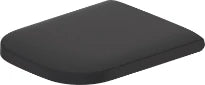 Duravit Happy D.2 abattant - anthracite mat - softclose - charnière inox