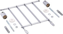 Duravit Starck 3 grille pour seau pour déversoir - chromé - incl. fixation