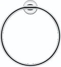 BAGUE-ANNEAU ESSUIE-MAINS DURAVIT STARCK T 228 MM ! 210 MM chromé