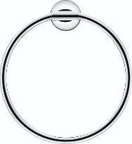BAGUE-ANNEAU ESSUIE-MAINS DURAVIT STARCK T 228 MM ! 210 MM chromé