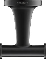 Duravit Starck T porte-serviettes double noir mat