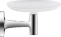 Duravit Starck T porte-savon t, chromé avec verre blanc mat