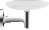 Duravit Starck T porte-savon t, chromé avec verre blanc mat