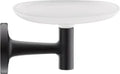 Duravit Starck T porte-savon , noir mat incl. blanc frosted glass