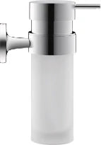 Duravit Starck T distrib. de savon t, chromé avec verre blanc mat