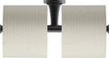 Duravit Starck T porte-papier double noir mat