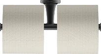 Duravit Starck T porte-papier double noir mat
