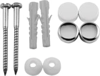 Duravit Orchidee fixation blanc/chromé pour wc