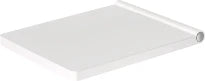 Duravit Vero Air siège des toilettes - blanc - charnière inox