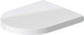 Duravit Me by Starck abattant - blanc - softclose - quick release - charnière inox