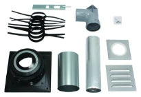 VAILLANT basisaansluitset PP v rookgasafv via schouw diam 130mm pp