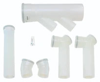 Vaillant uitbreiding voor 2 wandketels rug/rug diam 200mm
