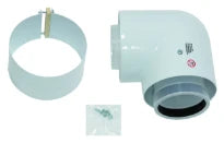 Vaillant RGA concentrique PP/acier coude 90° 80/125 mm - prix par pièce