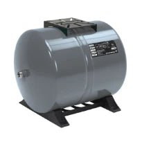 Grundfos GT vase à membrane acier GT-H-24 PN10 G1- horizontal - avec pieds - plaque de pompe