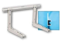 Alixo console de mont.laque+traverse profil u sbu03 530x400x850mm - 60+60 kg visacgalv