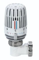 Heimeier WK tête thermostatique - blanc - modèle équerre - avec limitateur de course