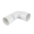 BEGETUBE Profi-Air Classic bocht 90° voor ronde ventilatiebuis ø 75 mm - nieuw model.