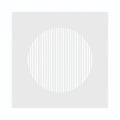 Begetube (78312662) Profi-Air grille de ventilation Line compact 160 x 160 mm - blanc