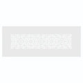 Begetube (78300668) Profi-Air grille design Flora 350 x 130 mm - blanc