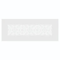 Begetube (78300668) Profi-Air grille design Flora 350 x 130 mm - blanc