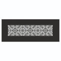 Begetube (78300669) Profi-Air grille design Flora 350 x 130 mm - anthracite