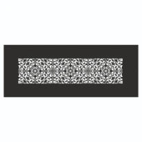 Begetube (78300669) Profi-Air grille design Flora 350 x 130 mm - anthracite