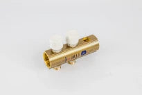 COLLECTEUR BEGETUBE 5/4 X M24 2 raccordements avec thermostat et trou d'aeration 1/2