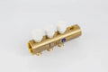 BEGETUBE Collecteur de retour dia. 5/4", avec 3 vannes d'interception avec manoeuvre manuelle, raccords M24 prémontées et 2 embouts 1/2"F supplémentaires.