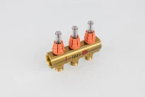Begetube collecteur en laiton sans purge 4/4 - 3 x M24