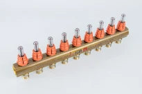 BEGETUBE Collecteur de refoulement 1", 9 sorties avec débitmètres, raccords M24 prémontés.