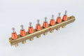 COLLECTEUR BEGETUBE 4/4 X M24 X 1/2 8 circuitss avec débitmètre