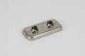 Begetube Optima rosace double - inox - entraxe 50 mm