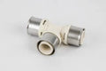 ALPEX L raccord à sertir en PPSU T 3x63/4,5