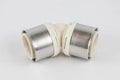 Begetube (88463201) PPSU raccord à sertir synthétique coude 45° FF 63x63mm
