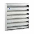 Renson 431 Alu opbouwmuurrooster met inox muggengaas 165 x 165 mm - STR 9005 Zwart
