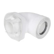 Flue gas adapter low profile