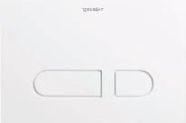 Duravit durasystem plaque de commande a1 p. wc, mat.synth. blanc