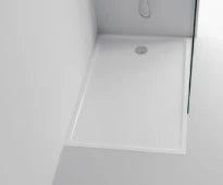 Procasa Heron 2.0 receveur de douche marbre artificiel 1000 x 1000 x 35 mm - blanc