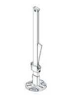 Radson console sur pied universelle - RAL 9016 blanc signalisation