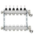 COLLECTEUR RADSON inox 3 circuits avec debitmetre et purgeur manuel