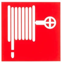 Somati Picto ISO dévidoir à incendie pictogramme 200 x 200 mm