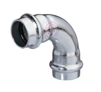 ProOne Carboline acier zingué coude 90° FF 18 x 18 mm (profil M/V)