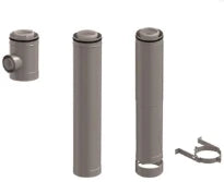 Ubbink CLVkit kit étage 1 court 125/200 Galva/PP